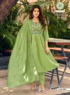 Vaari Vol 2 By Passion Tree Mal Chanderi Kurti With Bottom Dupatta 